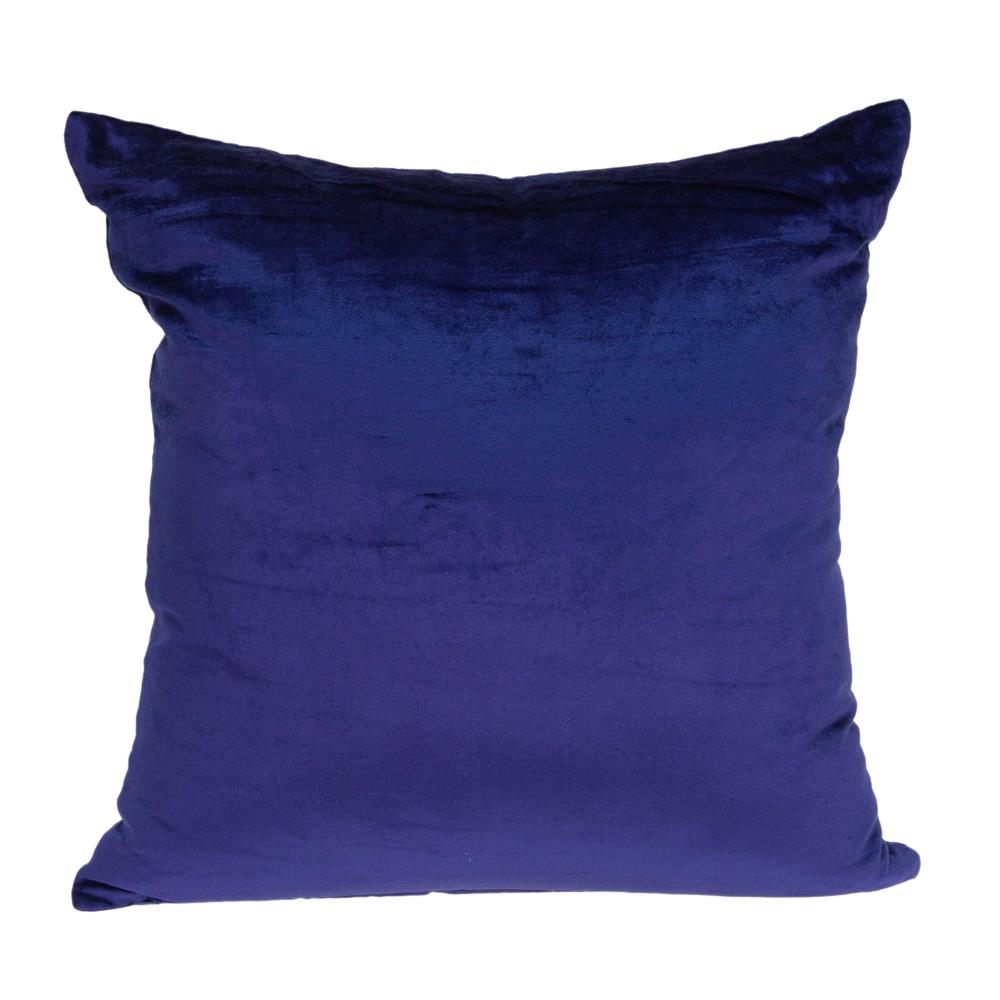 HomeRoots Jordan Royal Blue Standard Cotton Viscose Blend Pillow Case | 334191