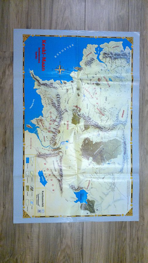 Osta Eric Hotz : Keski-Maan luoteisosien kartta netistä