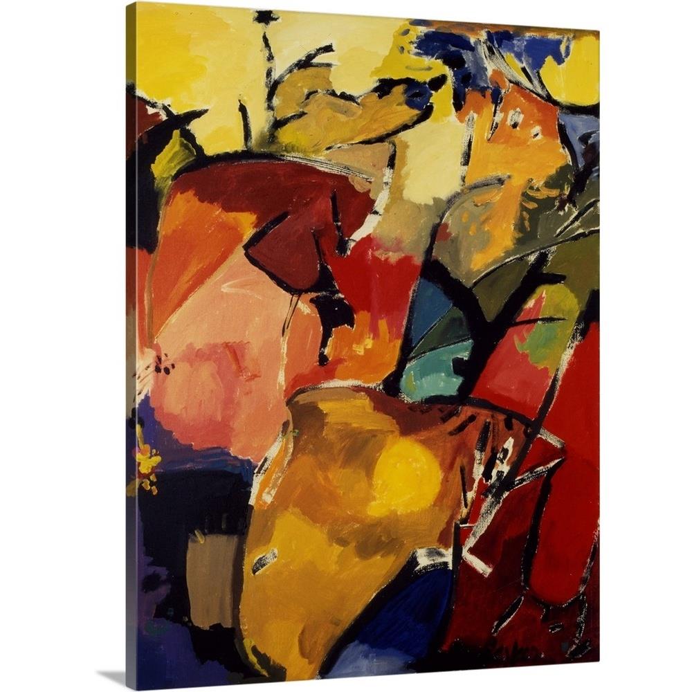GreatBigCanvas Ram by Kim Parker Canvas Wall 24-in H x 18-in W Abstract Print on Canvas | 2543522-24-18X24
