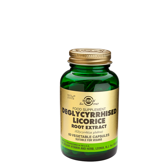 Deglycyrhised Licorice root extract, 60 kapslar