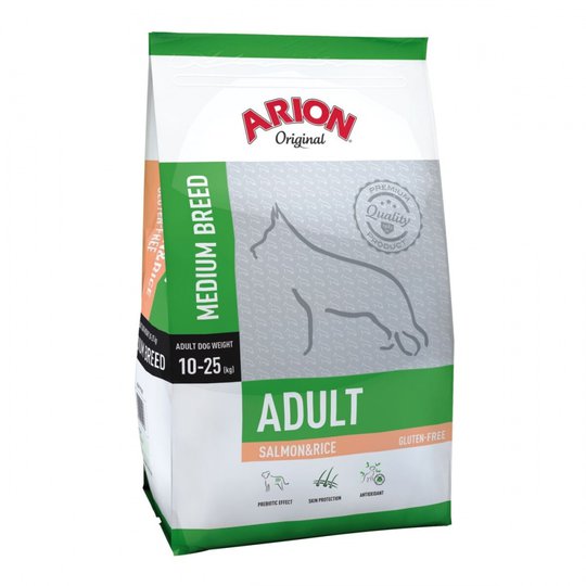Arion Dog Adult Medium Breed Salmon & Rice (12 kg)