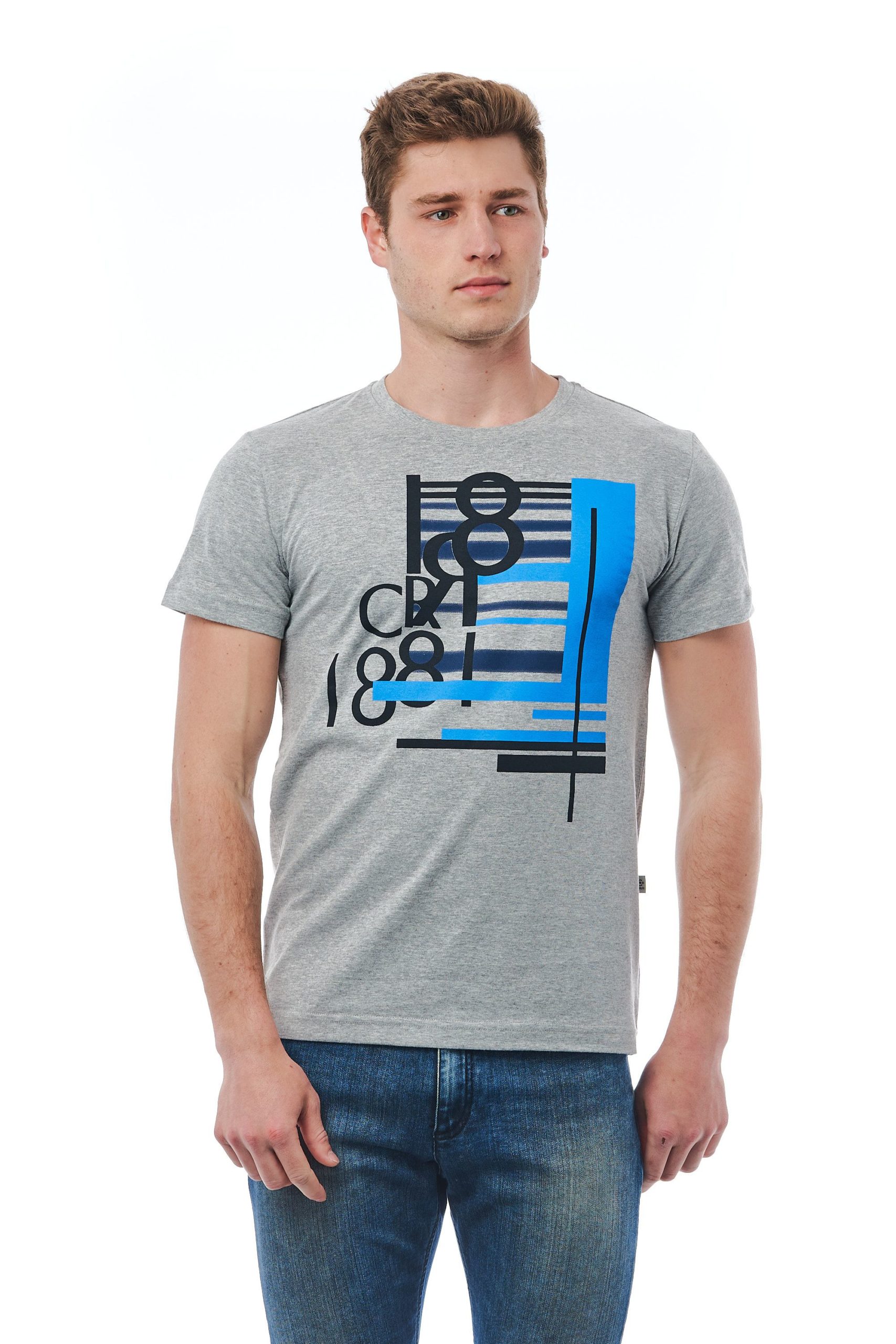 Cerruti 1881 Men's Grigio T-Shirt Grey CE1410118 - M