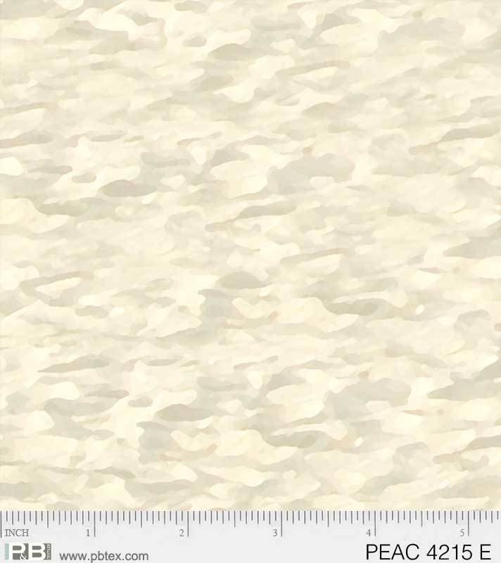 By The Peaceful Shore, Sand Blend By P & B Textiles, 100% Cotton Woven Fabric, Choose Your Cut