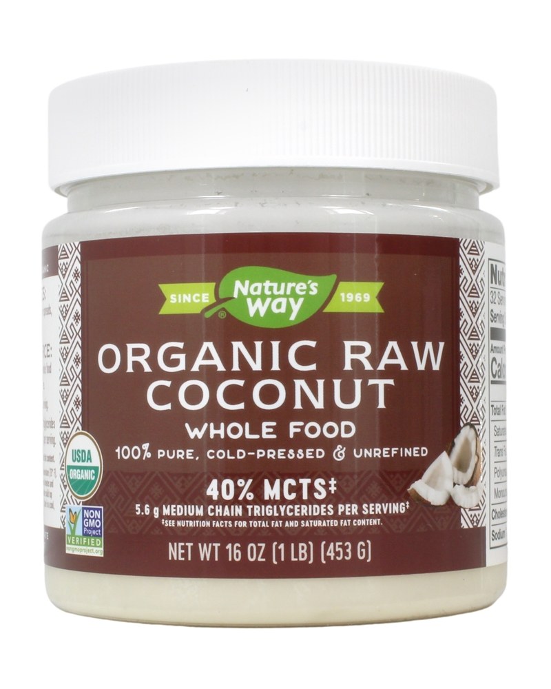 Nature's Way - Organic Pure & Unrefined Raw Whole Food Coconut - 16 fl. oz.