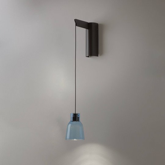 Bover Drip A/01 LED-seinävalaisin, sininen