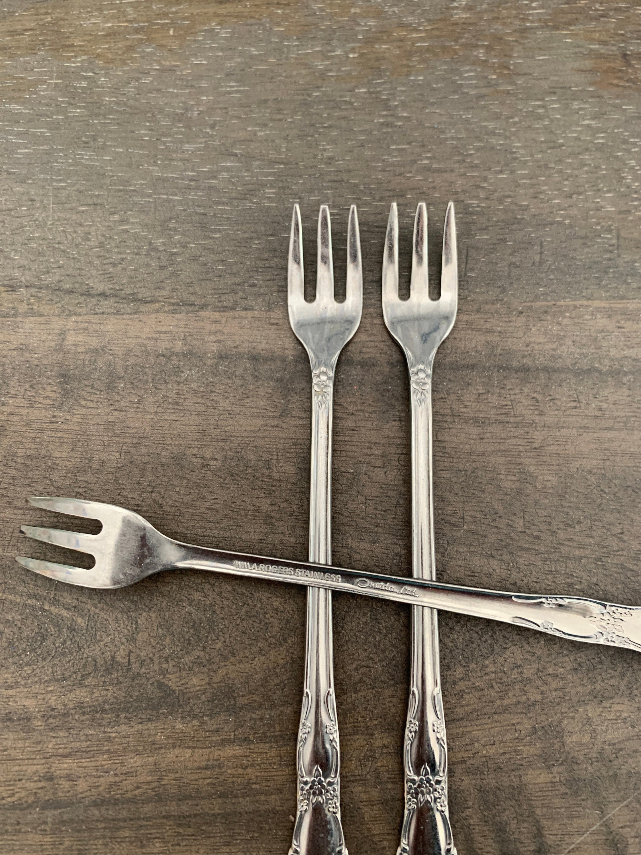 Vintage Seafood Fork - Set Of Three