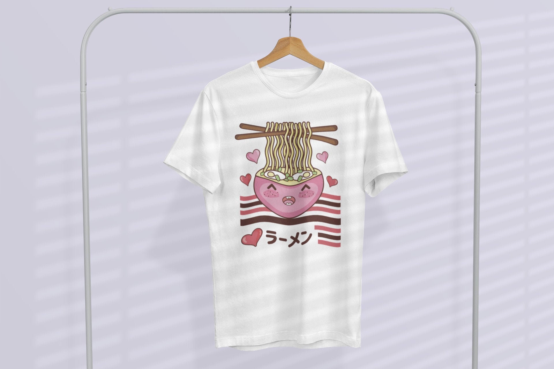 Japanese Ramen Shirt, Ramen, Funny Kawaii T Shirt, Cute, Unisex Jersey Short Sleeve Tee