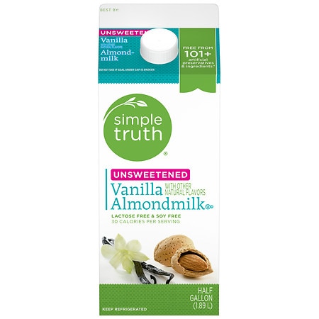 Kroger Simple TruthUnsweetened Vanilla Almondmilk - 64.0 fl oz