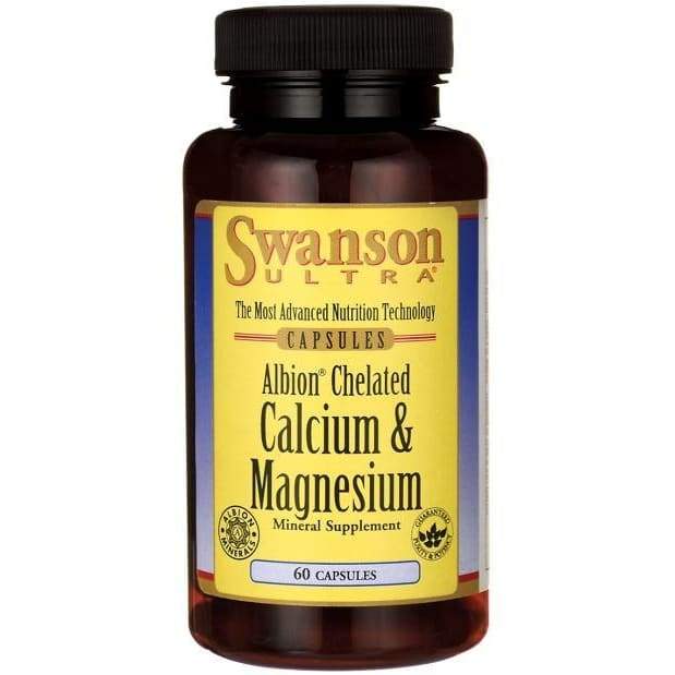 Albion Chelated Calcium & Magnesium - 60 caps