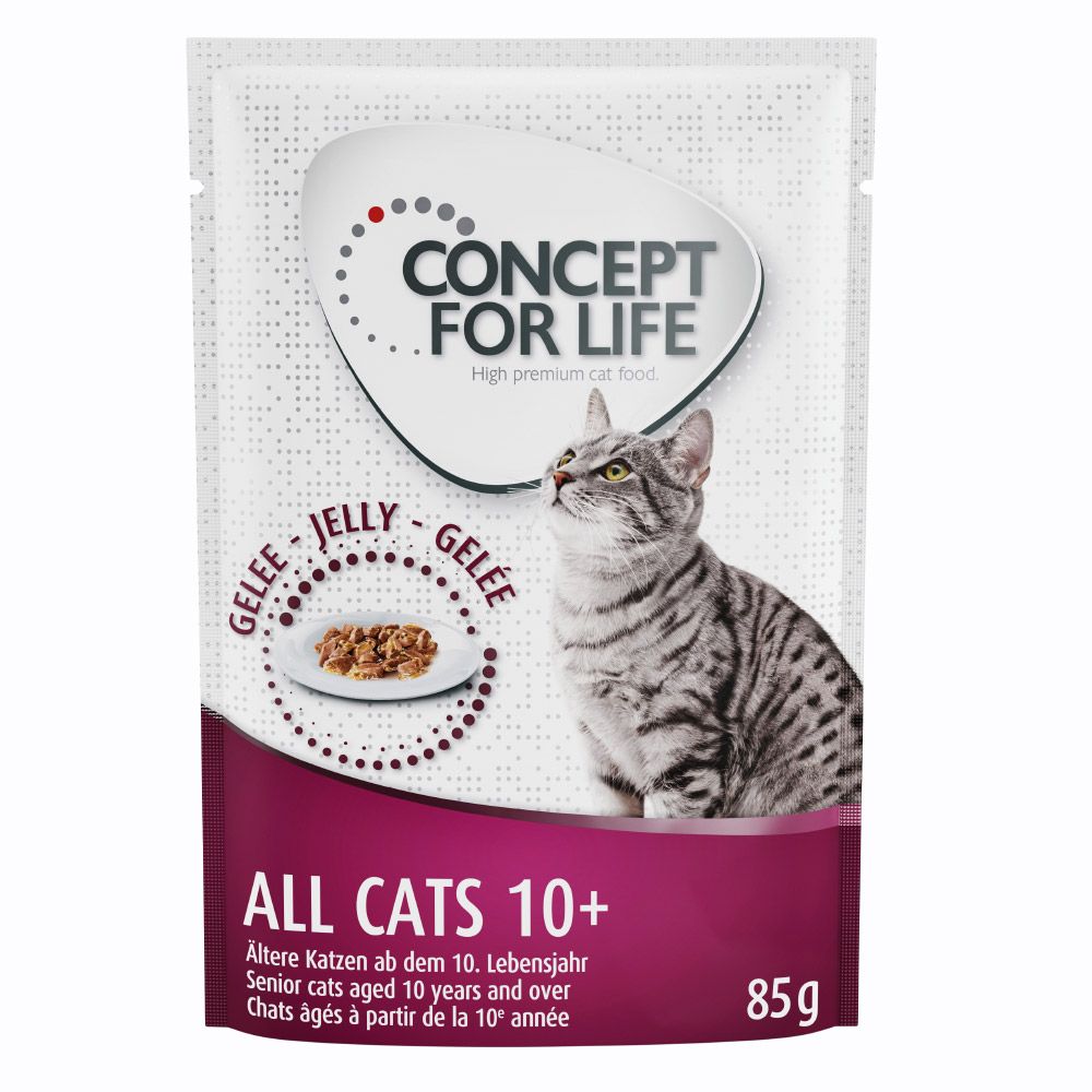 Concept for Life All Cats 10+ - in Jelly - 48 x 85g