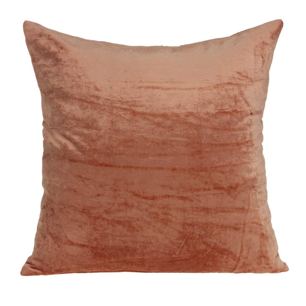 HomeRoots Jordan Orange Standard Cotton Viscose Blend Pillow Case | 334197