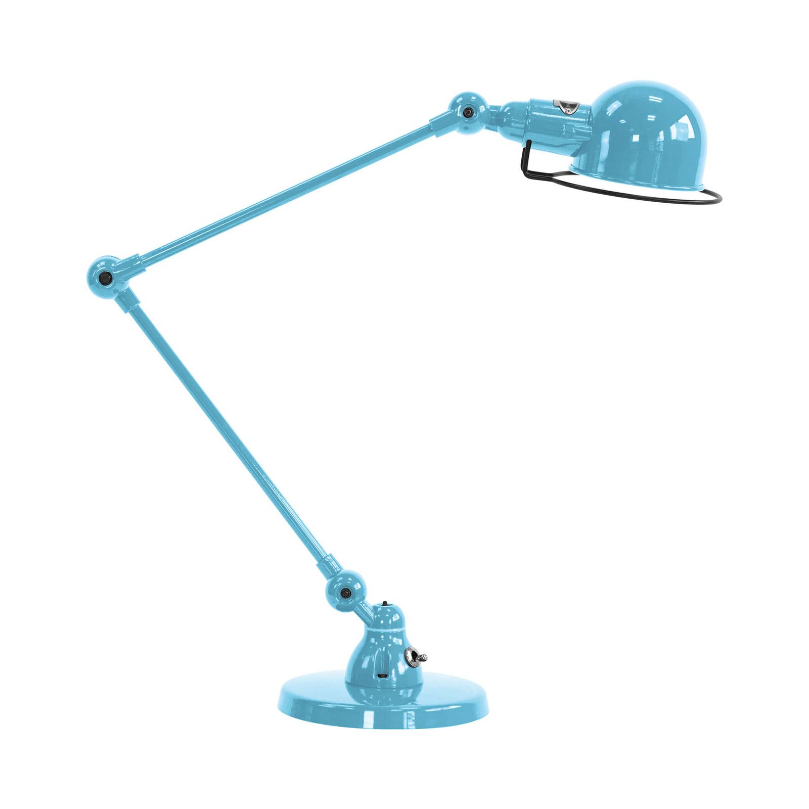 Jieldé Signal SI333-pöytälamppu jalallinen sininen
