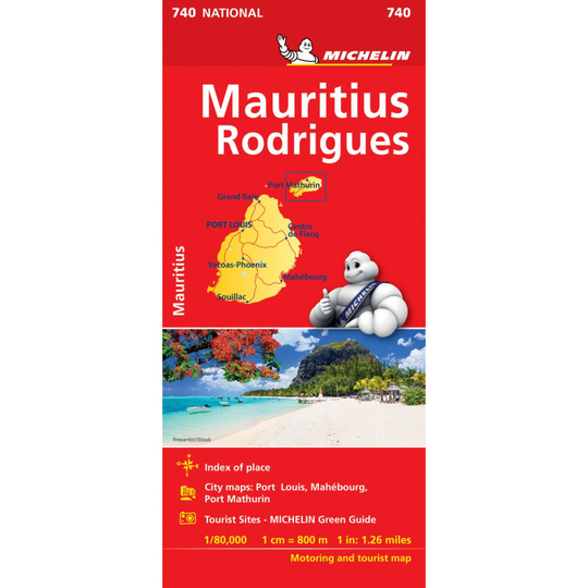 Buy Michelin Mauritius, Rodrigues tiekartta online