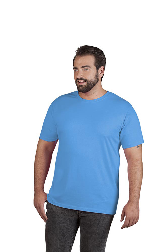 Bio T-Shirt Plus Size Herren, Türkis, 4XL