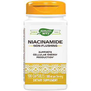 Niacinamide - Supports Cellular Energy Production - 500 MG (100 Capsules)