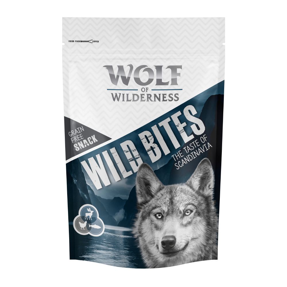 Wolf of Wilderness "Wild Bites" - The Taste of Scandinavia - Saver Pack: 3 x 180g