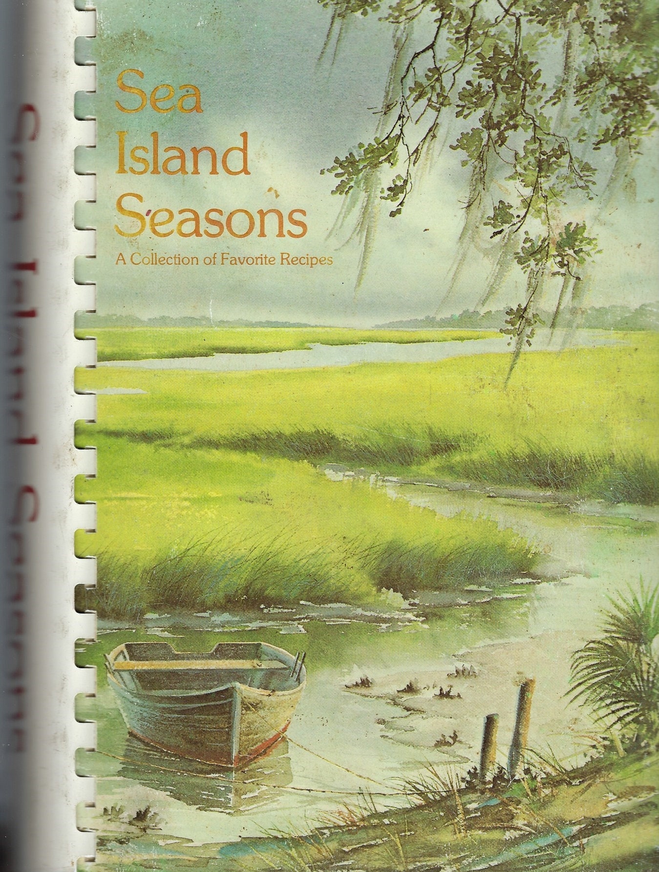 Beaufort County South Carolina Vintage 1983 Sea Island Seasons Cookbook Sc Community Favorite Recipes Seafood & More Collecible Souvenir