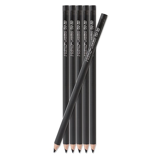 General's Primo Euro Blend Charcoal pencils 3B charcoal [Pack of 12]