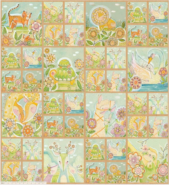46 Panel - Blend Fabrics Hello Big World Mommy & Me Multi Sold By The | 46 X 42""