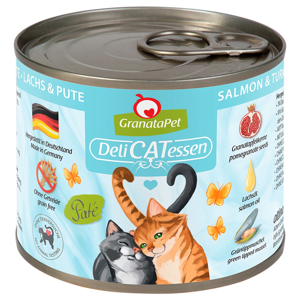 GranataPet Cat DeliCatessen 6 x 200g - Turkey & Pheasant