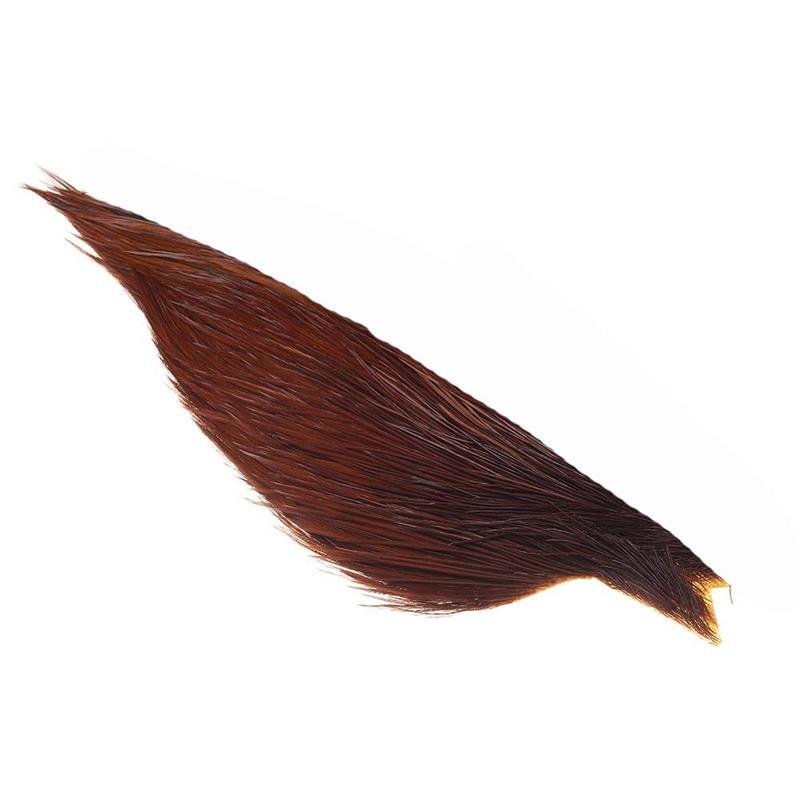 Whiting Rooster High & Dry 1/2 Cape White dyed Brown