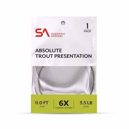 SA Absolute Trout Presentation Leader 14` 5X 0,15mm