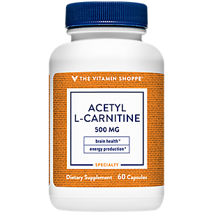 Acetyl-L-Carnitine - Supports Energy Production & Brain Health - 500 MG (60 Capsules)