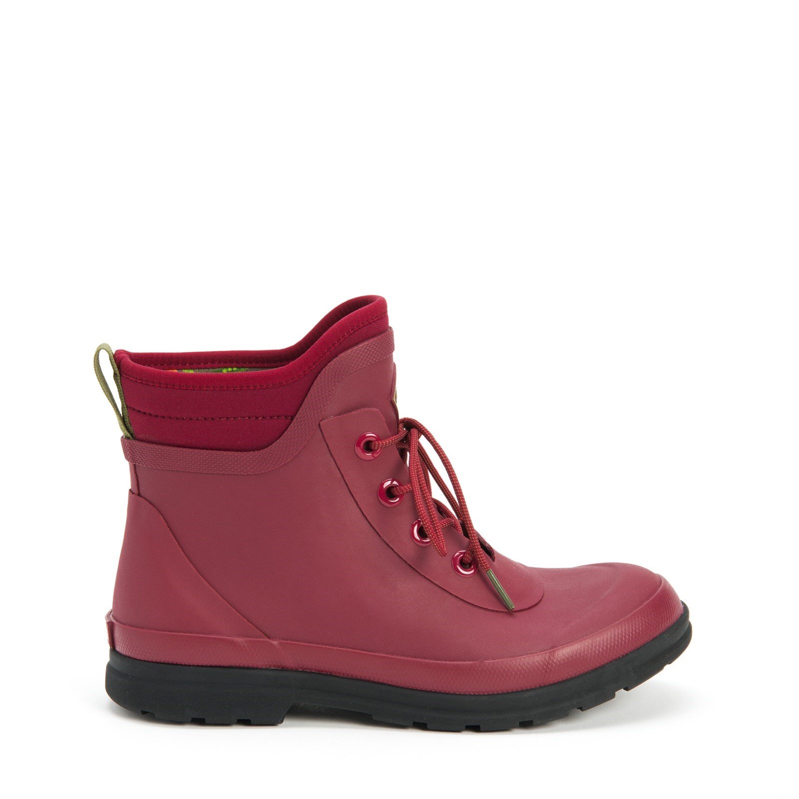 Berry coloured 2025 ankle boots