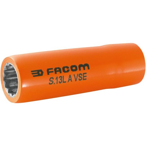 Facom S.12LAVSE Hylse 12 mm, 1/2", 12k, 1000V, lang