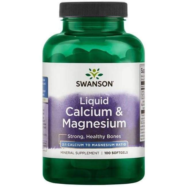 Liquid Calcium & Magnesium - 100 softgels