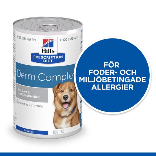 Hill's Prescription Diet Canine Derm Complete Skin Care & Food Sensitivities 370 g