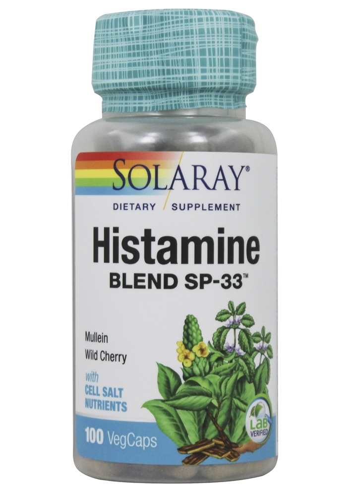 Solaray - Histamine Blend SP-33 - 100 Veg Capsules