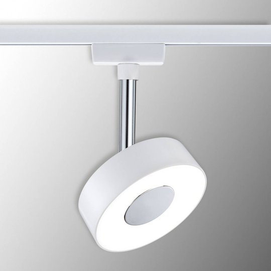 Paulmann URail Circle -LED-spottivalo, valkoinen
