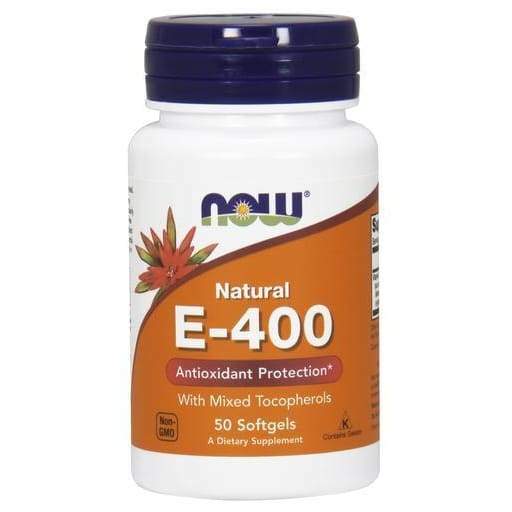 Vitamin E-400 - Natural (Mixed Tocopherols) - 50 softgels