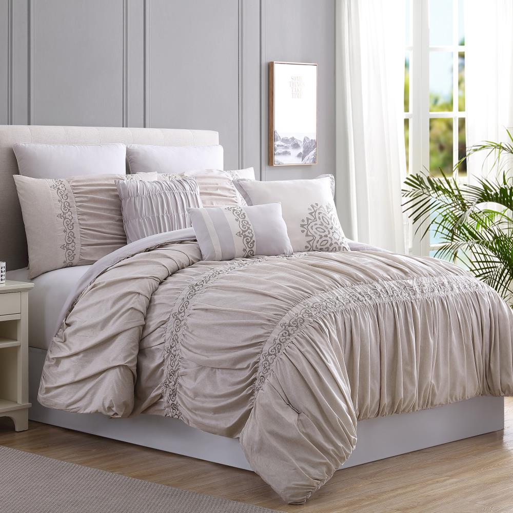Amrapur Overseas Rialto Multi Multi Reversible King Comforter (Blend with Polyester Fill) | 38EBJQCF-RLT-KG