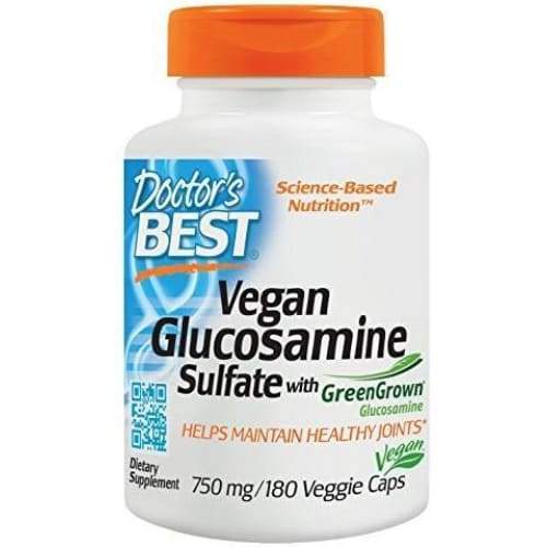 Vegan Glucosamine Sulfate with GreenGrown, 750mg - 180 vcaps