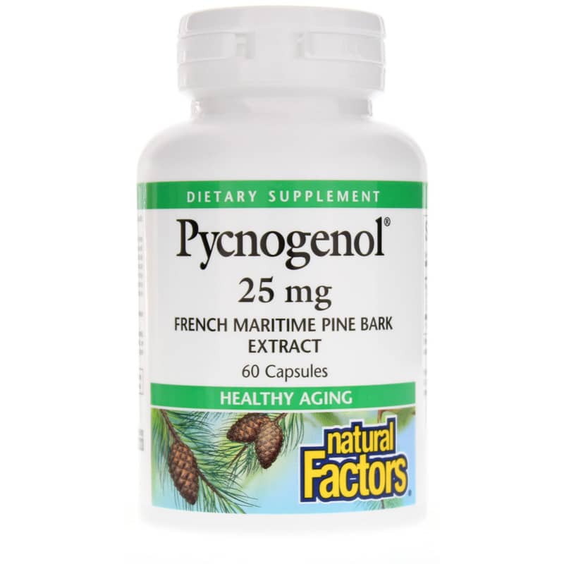 Natural Factors Pycnogenol 25 Mg 60 Capsules