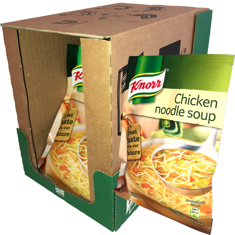 Hel låda Soppa "Chicken Noodle Soup" 10 x 61g - 20% rabatt