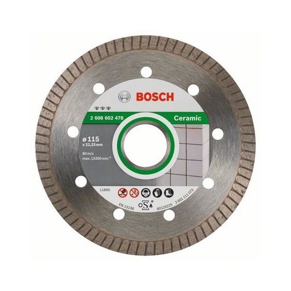 Bosch Best for Ceramic Extraclean Turbo Diamantkappskive 115x22,23mm