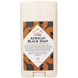 African Black Soap 24 Hour Deodorant with Aloe & Vitamin E - Aluminum Free (2.25 Ounces)