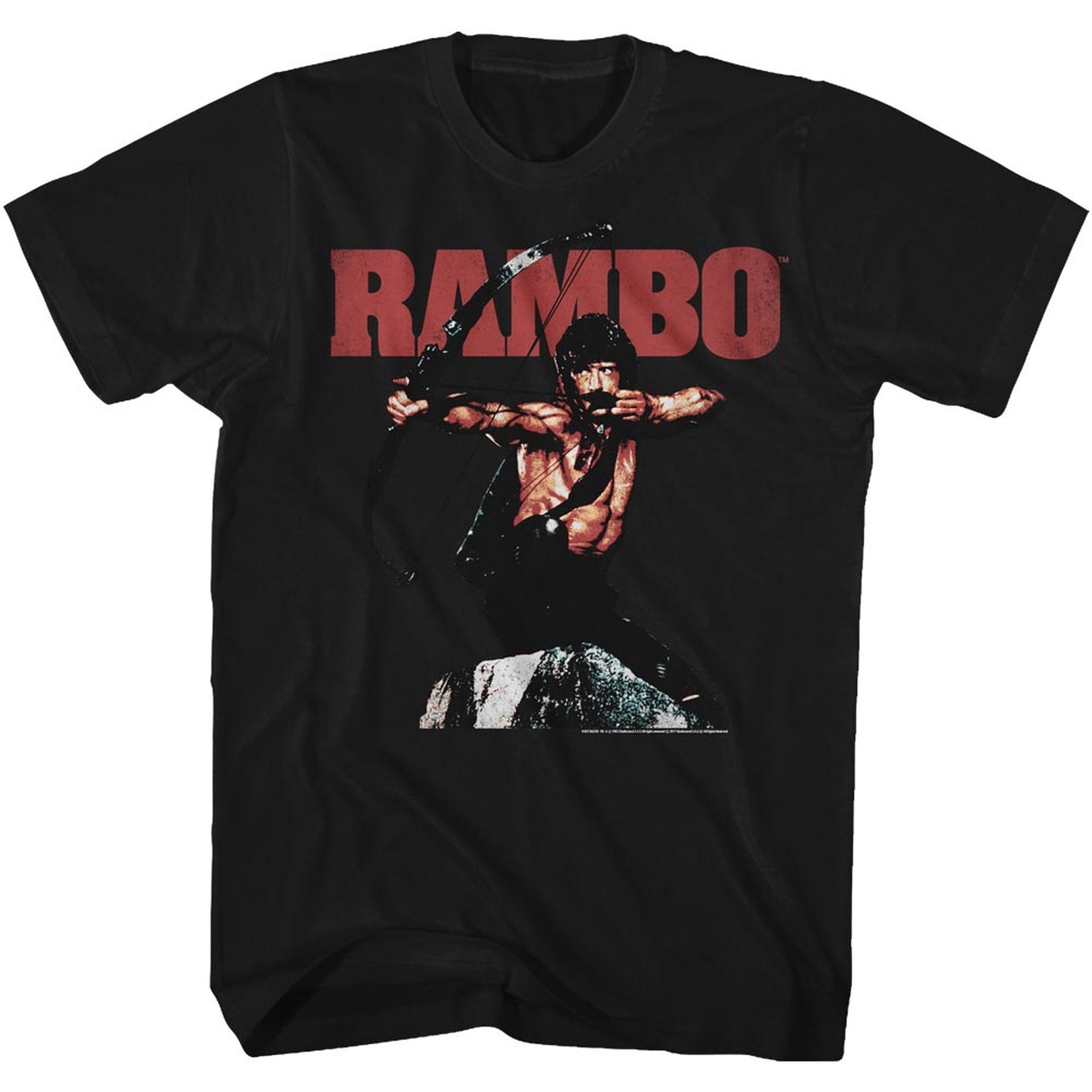 Rambo Rambow Black Adult T-Shirt