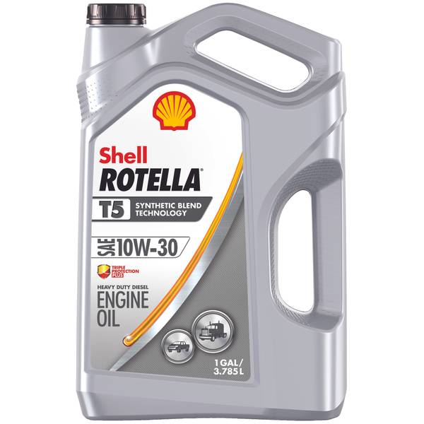 Shell Rotella T5 10W30 Synthetic Blend Diesel Engine Oil