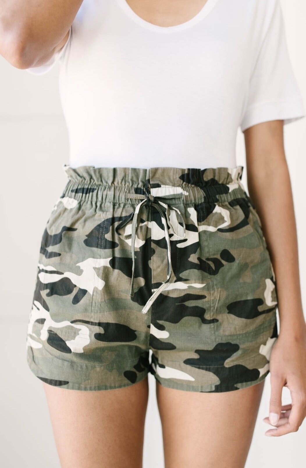 Blending in Shorts Womens Casual Camouflage Camo Comfy Cute Lightweight Cotton Summer Booty Shorts, S-3xl Plus Size