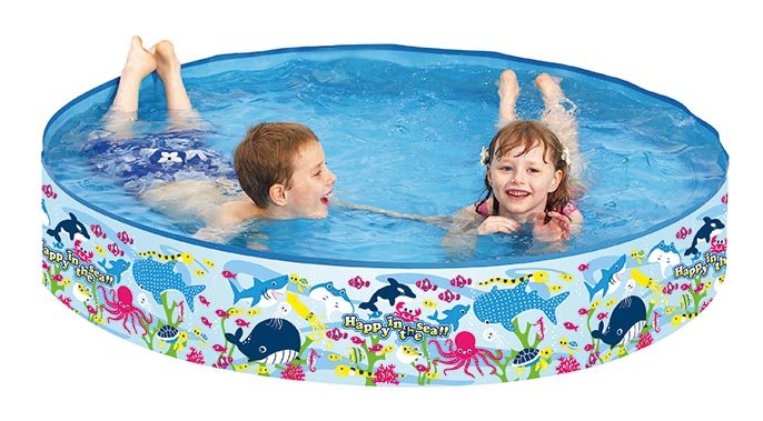 Flipper - Sea World Rigid Swimming Pool, 150 x 25 cm (21304)