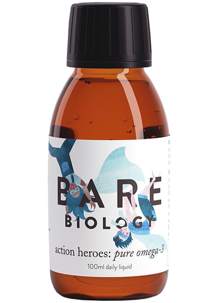 Bare Biology Action Heroes Pure Omega 3 Fish Oil Liquid