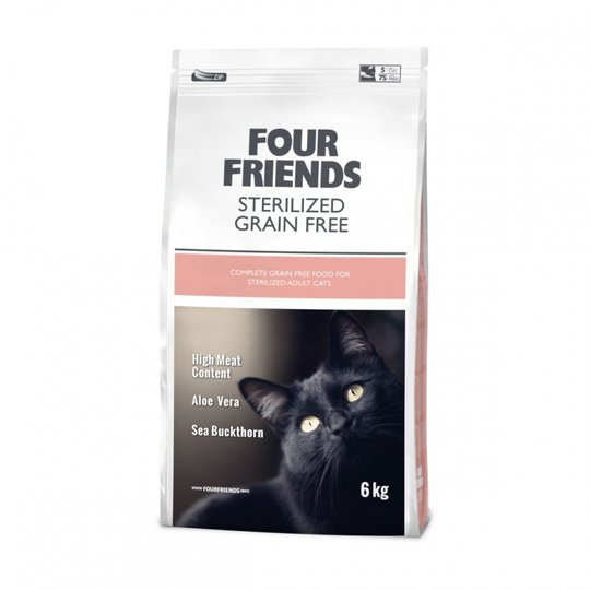 FourFriends Cat Sterilized Grain Free (6 kg)
