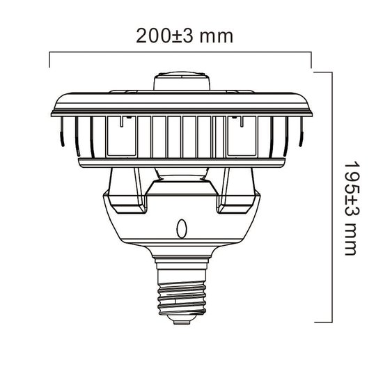 Sylvania-LED-lamppu E40 sis. PIR-anturin 80W 4000K