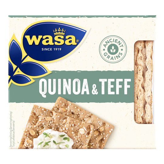 Näkkileipä "Quinoa & Teff" 245g - 55% alennus
