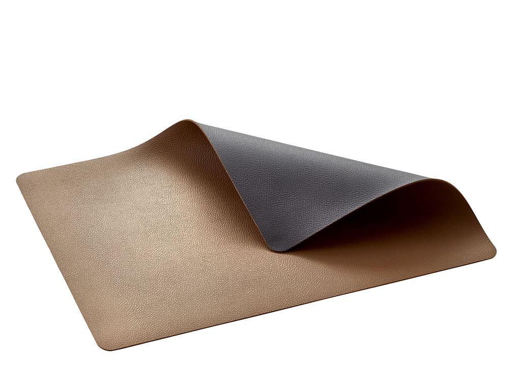Bitz - Placemat Set of 4 - Wood /Titanium (14256)