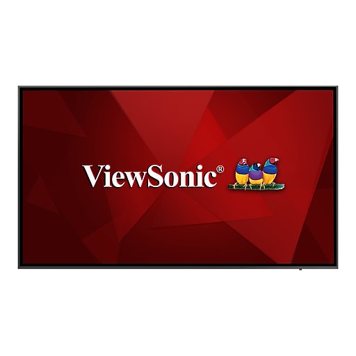 ViewSonic 65" Wall Mountable Monitor for Digital Signage (CDE6520-W)
